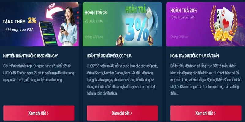 Giới hạn đặt cược cao lucky888 nhà cái
